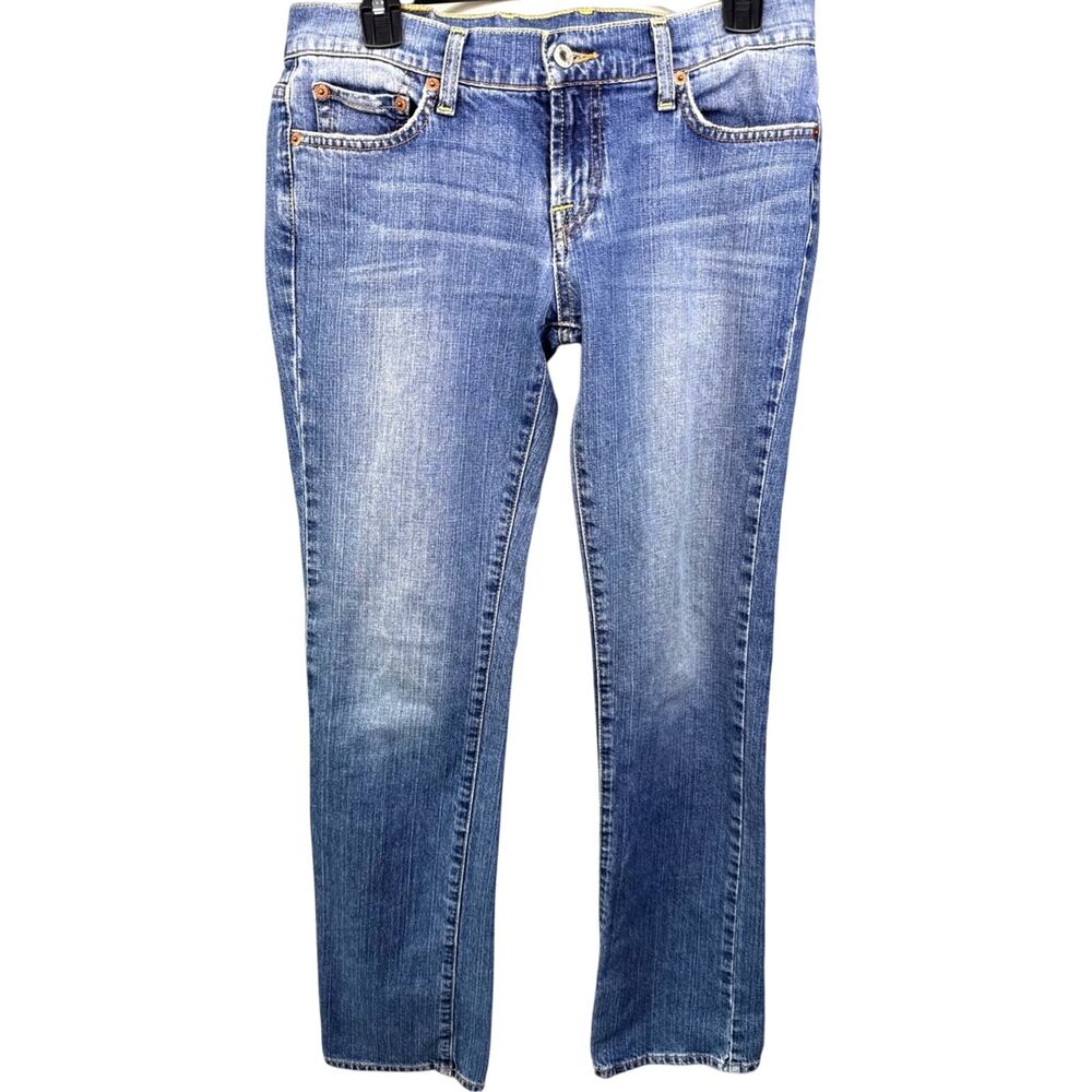 Lucky Brand Sundown Straight Jeans 6/28 Blue Denim Women
